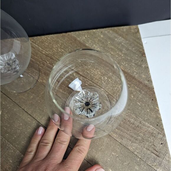 Belfor Exquisite Black stem cognac glass set of  2 - Picture 3 of 5